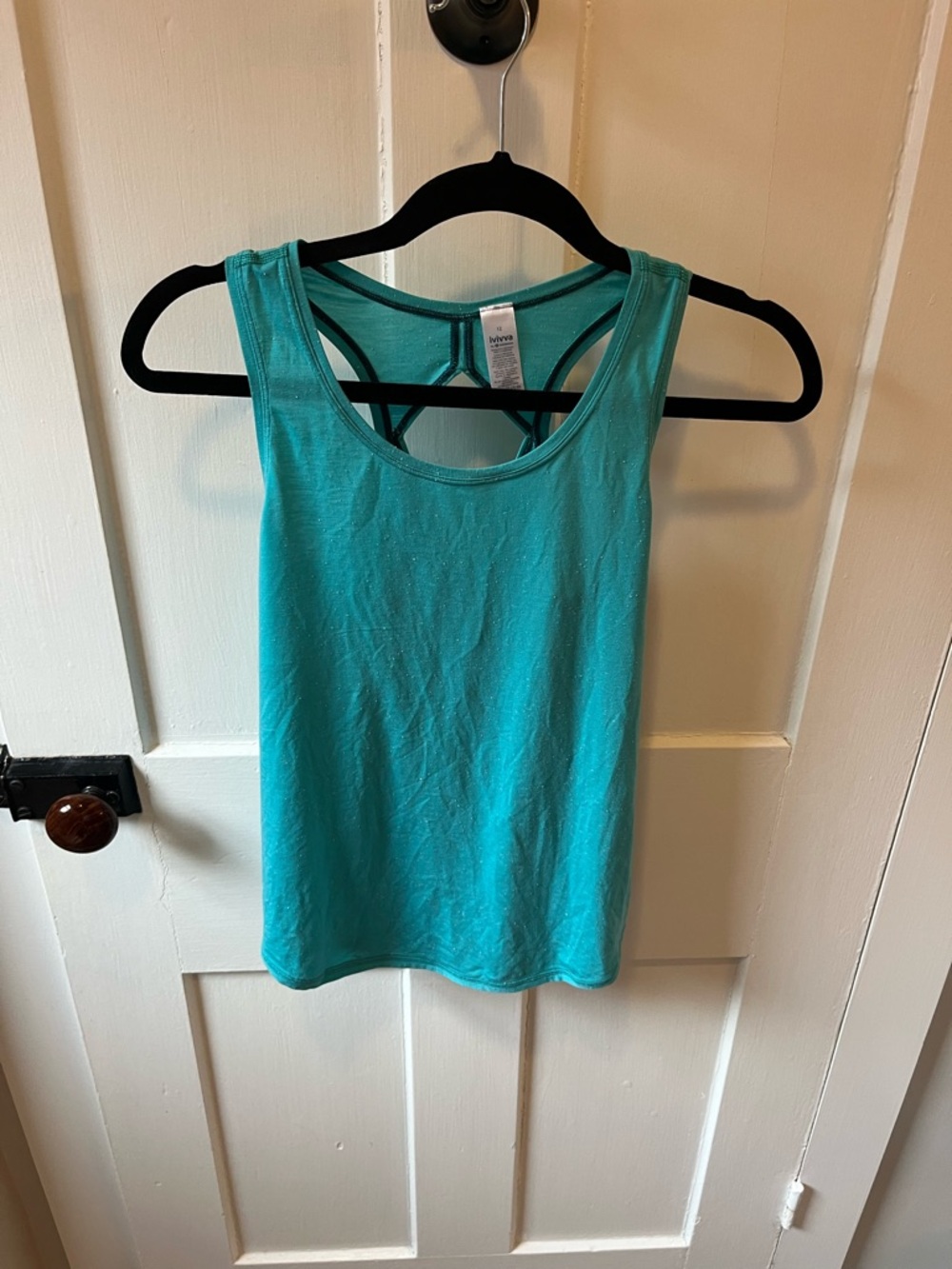 IVIVVA By Lululemon Girls Racerback Tank Top blue Size 12